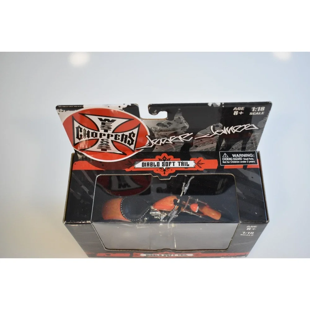Jesse James West Coast Choppers Diablo Soft Tail 1:18 Scale Diecast JJ05-18-17